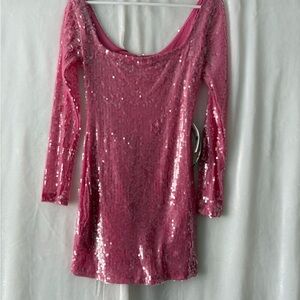 Jump Pink Sequin Dress